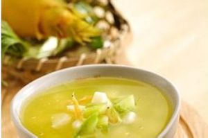 菜花黃豆湯 菜花黃豆湯