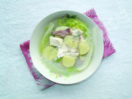 慈姑大白菜豆腐湯 慈姑大白菜豆腐湯