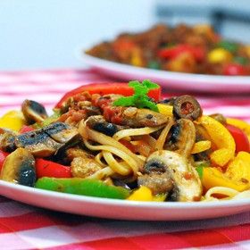 彩椒蘑菇 彩椒蘑菇