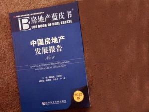 2012年房地產藍皮書