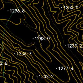 煤層底板等高線圖 煤層底板等高線圖