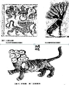 山海經.開明獸(九首虎身)與文物比較
