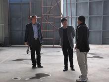 謝輝同志在盾實公司調研