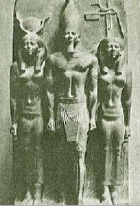 法老孟考拉與女神像 法老孟考拉與女神像