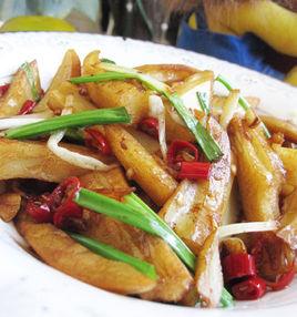 素炒藕條 素炒藕條