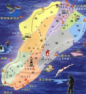 台灣小琉球旅遊地圖