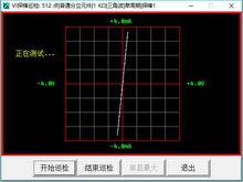 VI曲線y軸測試盲區實例。只表現出線性電阻特性，淹沒了PN結。