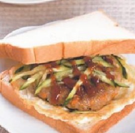 肉排蛋土司 肉排蛋土司