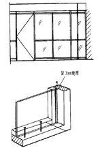 落地玻璃木隔斷構造