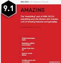 NBA2K13評分
