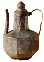 八棱斬花銀執壺 八棱斬花銀執壺