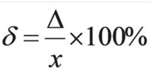 相對誤差