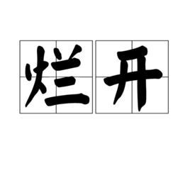 爛開 爛開