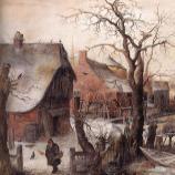 Winter Scene on a Canal