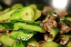 炒青瓜瘦肉 炒青瓜瘦肉