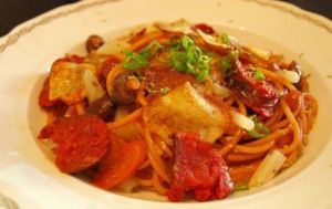 香腸馬鈴薯面 香腸馬鈴薯面