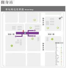 翻身站出入口示意圖