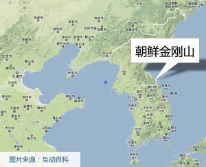 金剛山地理位置