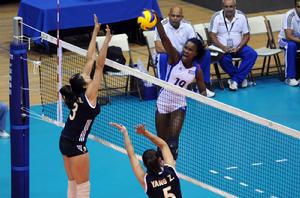 中古戰 劉晏含與楊舟攔網