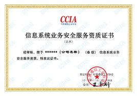 信息系統業務安全服務資質 信息系統業務安全服務資質