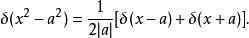 狄拉克δ函式