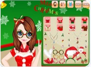 可愛聖誕小美女