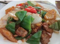 百合炒肉 百合炒肉