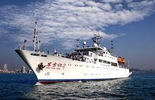中國海洋大學3500噸級“東方紅2”號海洋綜合科學考察實習船