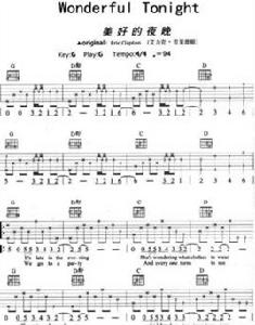 wonderful tonight
