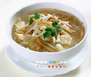 凍豆腐金針 凍豆腐金針