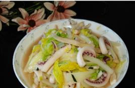魷魚炒大白菜 魷魚炒大白菜