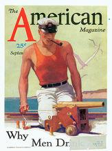 1931年9月，約瑟夫·科頓給《美國雜誌》當模特