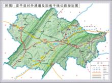 梁平縣公路規劃圖
