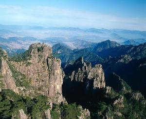 黃山猴子觀海 黃山猴子觀海