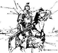 楊再興在小商河中箭