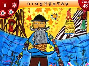 卡通繪畫找數字 卡通繪畫找數字