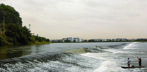 岷江新津縣通濟堰一段