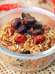 醬油腊味飯 醬油腊味飯