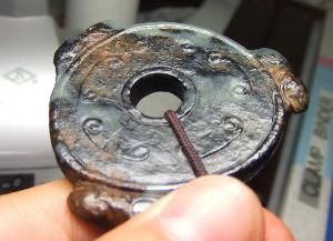 古玉沁色 古玉沁色