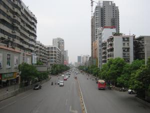 衡陽小西門西段(此路為船山大道)
