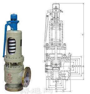 A48S高溫高壓蒸汽安全閥