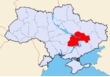 第聶伯羅彼得羅夫斯克州在烏克蘭在位置