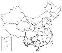 木瓜榕國內分布圖