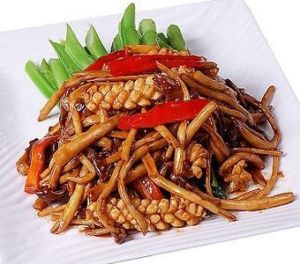 香辣魷魚茶樹菇 香辣魷魚茶樹菇