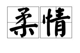 柔情[漢語詞語]