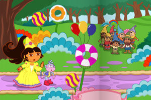 朵拉童話王國探險小遊戲