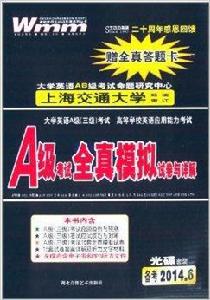 王邁邁英語:A級考試全真模擬試卷與詳解 王邁邁英語:A級考試全真模擬試卷與詳解