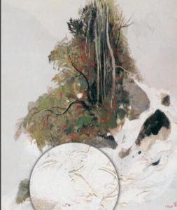 周莊[吳冠中創作油畫]