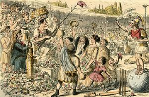 伊斯特米亞競技會比賽現場（1850年的插圖）