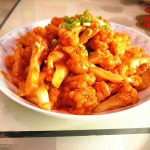 茄醬菜花 茄醬菜花